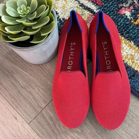 Rothy’s dark red size 5.5 woman’s flat loafers