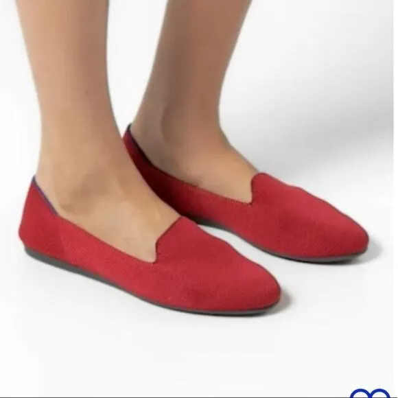 Rothy’s dark red size 7  woman’s flat loafers