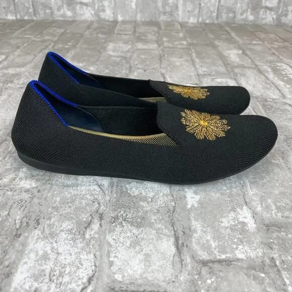 Rothy's Limited Edition Retired Golden Sunburst Loafer Women’s Size 8