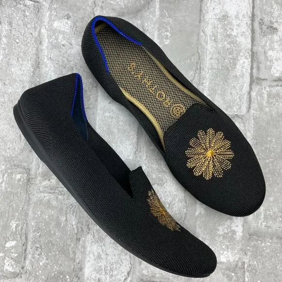 Rothy's Limited Edition Retired Golden Sunburst Loafer Women’s Size 8