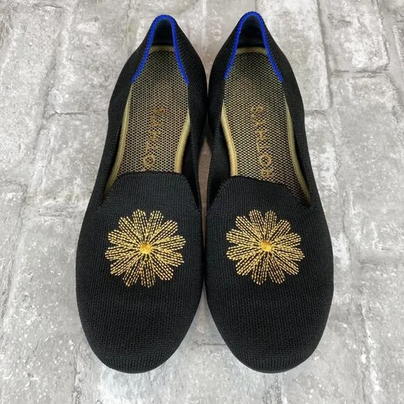 Rothy's Limited Edition Retired Golden Sunburst Loafer Women’s Size 8