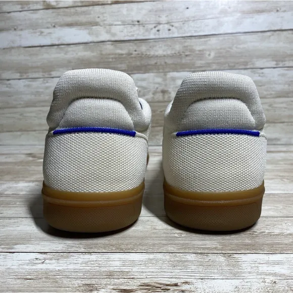 Rothys Shoes Mens 10 Beige Blue The RS01 Sneaker Casual Preppy