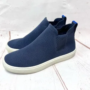 Rothy's The Chelsea Boot Sneakers in Navy Knit