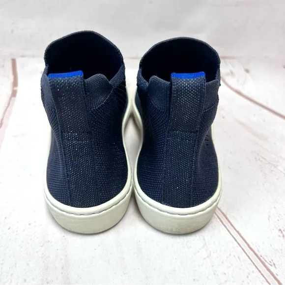 Rothy's The Chelsea Boot Sneakers in Navy Knit