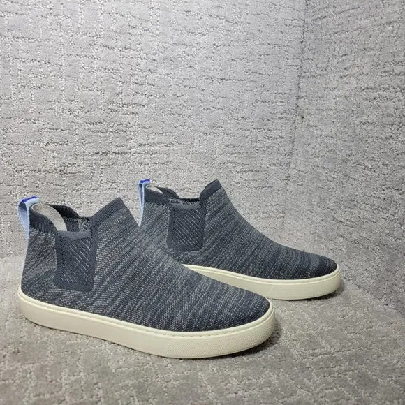 Rothy's The Chelsea Graphite Melange Ankle Boots Women's Size US 8, 8.5, 9.5
