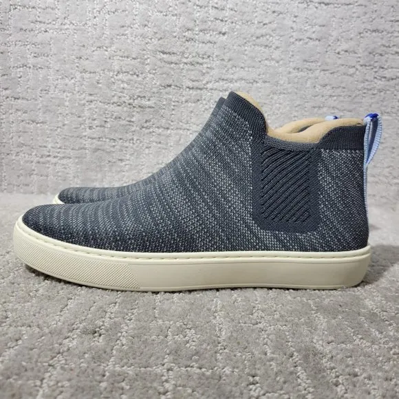 Rothy's The Chelsea Graphite Melange Ankle Boots Women's Size US 8, 8.5, 9.5