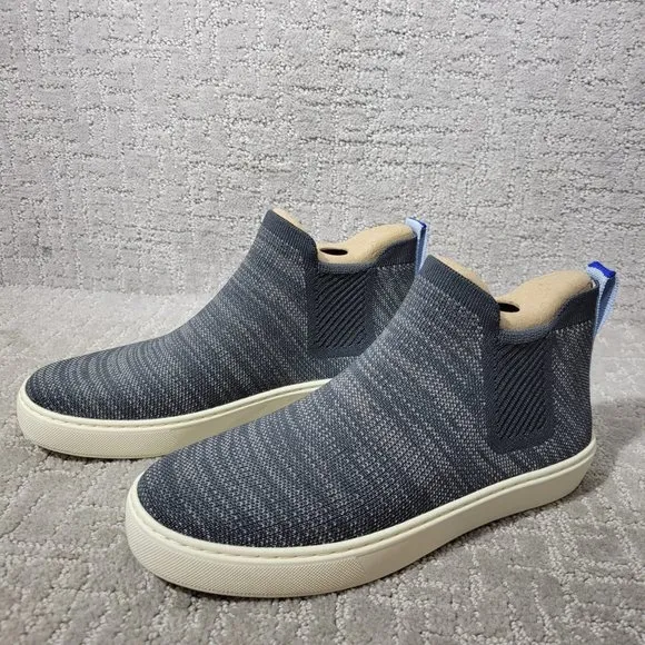 Rothy's The Chelsea Graphite Melange Ankle Boots Women's Size US 8, 8.5, 9.5