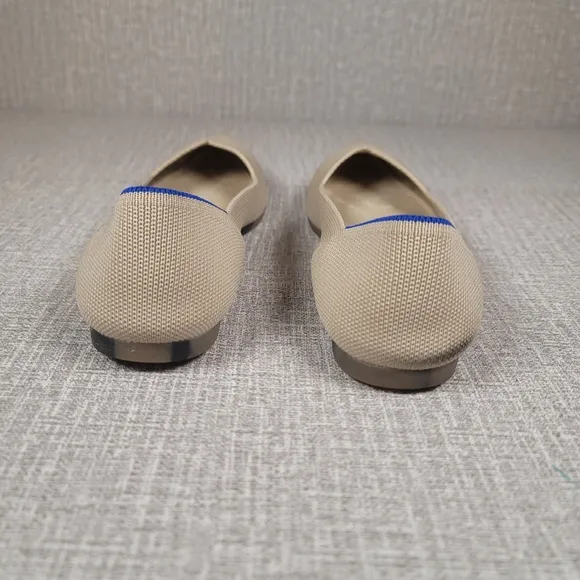 Rothy's The Point Shoes Tan Flats Women's Size 8 Loafers