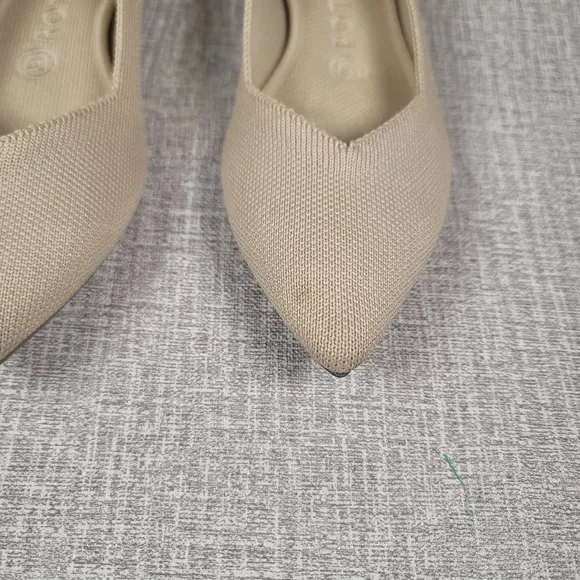 Rothy's The Point Shoes Tan Flats Women's Size 8 Loafers