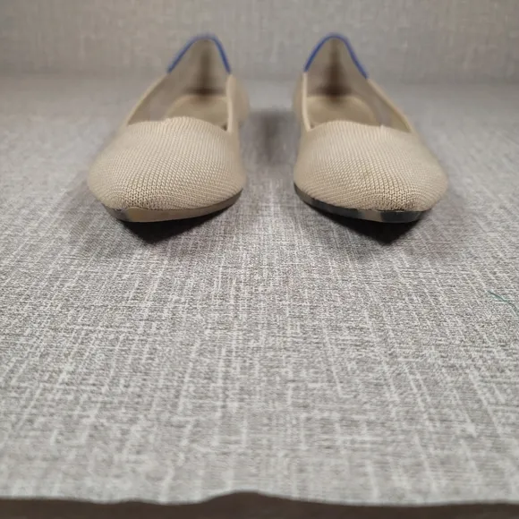 Rothy's The Point Shoes Tan Flats Women's Size 8 Loafers