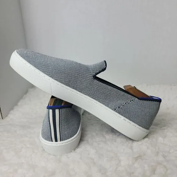 Rothy's The Slip On Anchor Womens Shoes Size 10.5 Casual Low Top Sneakers Shoes