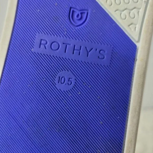 Rothy's The Slip On Anchor Womens Shoes Size 10.5 Casual Low Top Sneakers Shoes