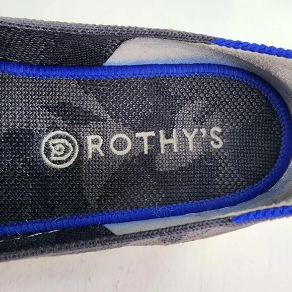 Rothy's The Original Slip On Sneaker US 7.5 Grey Camo Casual Flat Shoes