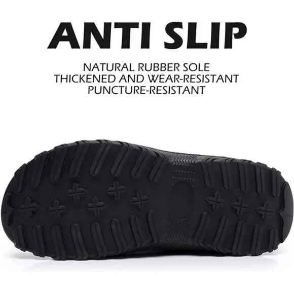 Rubber Rain Boots - Outdoor Hunting Snow Boots, Herringbone