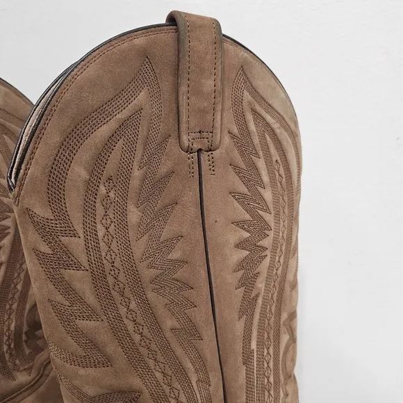 Rudel Western Boots Embroidered Pointed Toe Cowboy Boots Men's Size 9.5