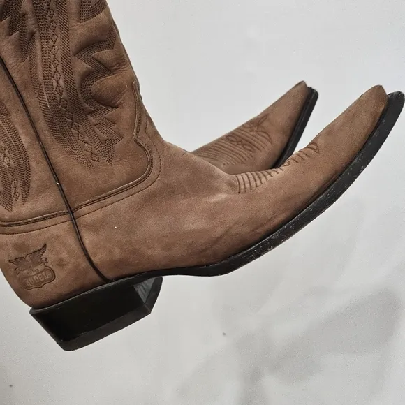 Rudel Western Boots Embroidered Pointed Toe Cowboy Boots Men's Size 9.5