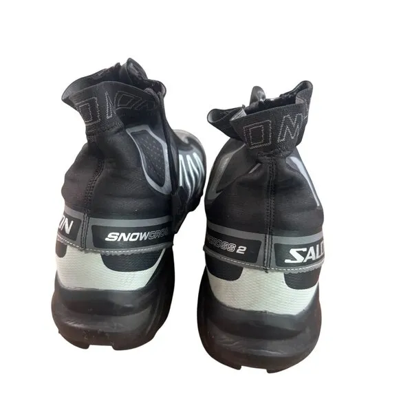 Salomon M&amp;S Grip Othrolite Zipper Shoe Mens Size 11 Snowcross 1 One Black