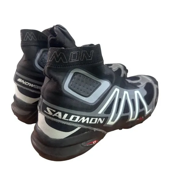 Salomon M&amp;S Grip Othrolite Zipper Shoe Mens Size 11 Snowcross 1 One Black