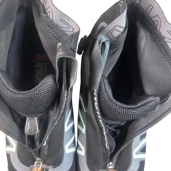 Salomon M&amp;S Grip Othrolite Zipper Shoe Mens Size 11 Snowcross 1 One Black