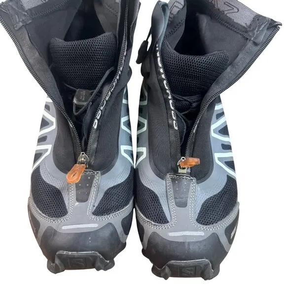 Salomon M&amp;S Grip Othrolite Zipper Shoe Mens Size 11 Snowcross 1 One Black