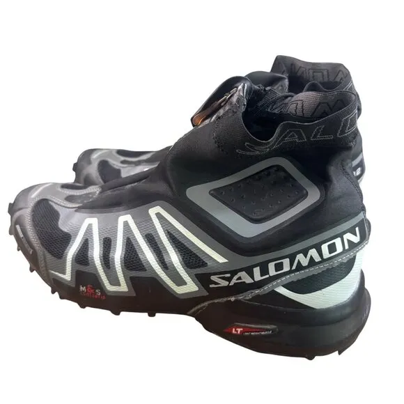 Salomon M&amp;S Grip Othrolite Zipper Shoe Mens Size 11 Snowcross 1 One Black