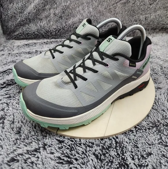 Salomon Outrise Hiking Trail Running Shoes Waterproof Gore-tex Women's Size 8.5