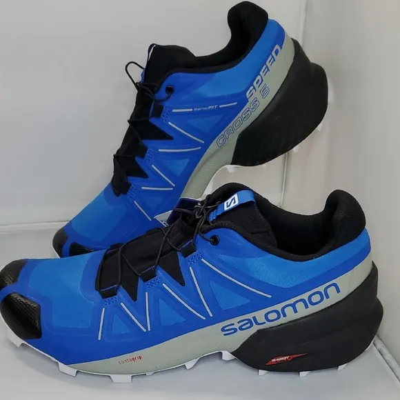 Salomon Speedcross 5 Blue Athletic Shoes