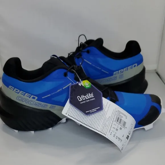 Salomon Speedcross 5 Blue Athletic Shoes