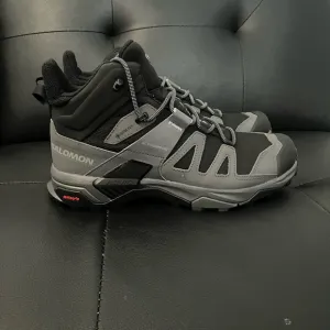 Salomon X Ultra 4 Mid GTX Hiking Boots Shoes Black Gray 413834 Men's