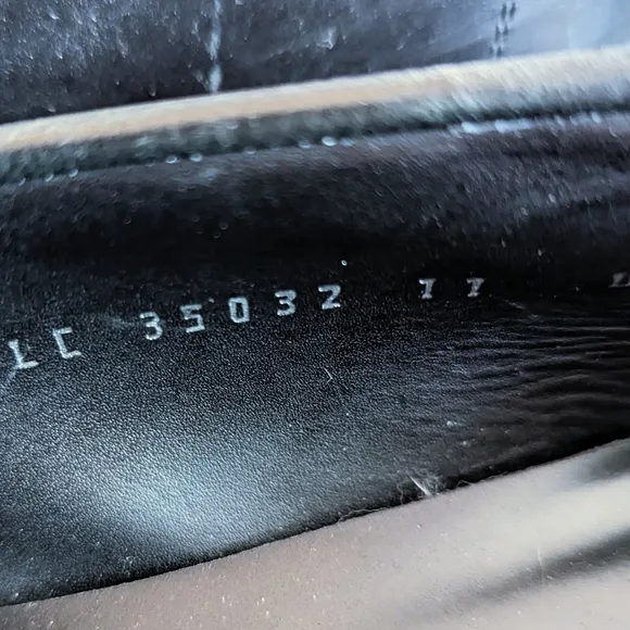 Salvatore Ferragamo black leather shoes, loafers