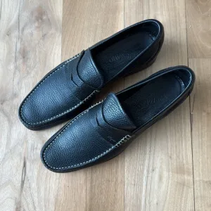 Salvatore Ferragamo Black Loafers Slip-On Elegance