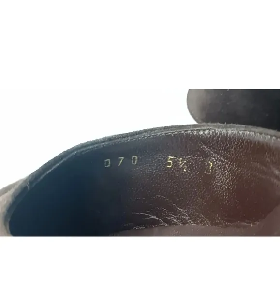 Salvatore Ferragamo Brigida Brown Suede  Stiletto Dress Pump 5.5 B