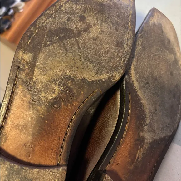 Salvatore Ferragamo Brown Leather Men's Loafers