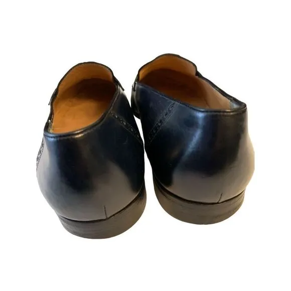 Salvatore Ferragamo leather tassel loafers dress shoes black women's size 8
