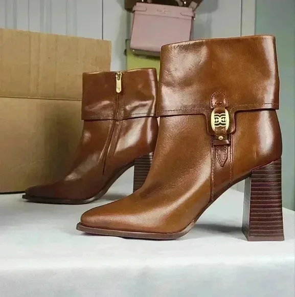 Sam Edelman brown leather boots size 6M