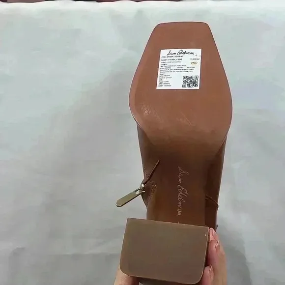 Sam Edelman brown leather boots size 6M