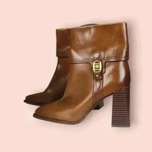 Sam Edelman brown leather boots size 6M