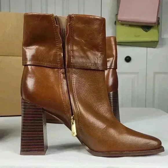 Sam Edelman brown leather boots size 6M