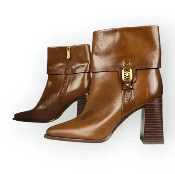 Sam Edelman brown leather boots size 6M
