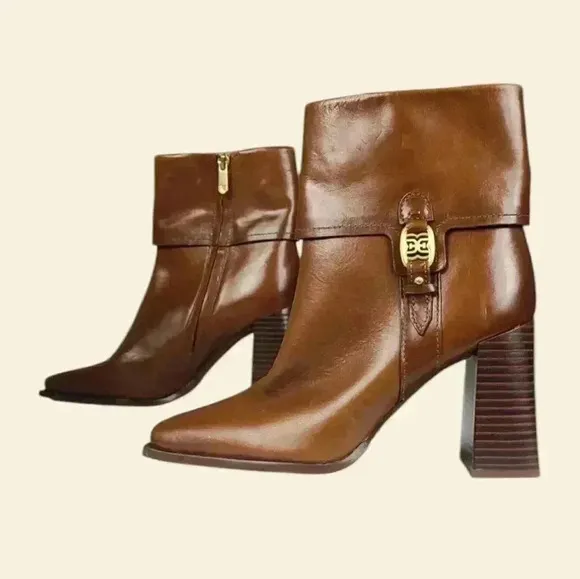 Sam Edelman brown leather boots size 6M
