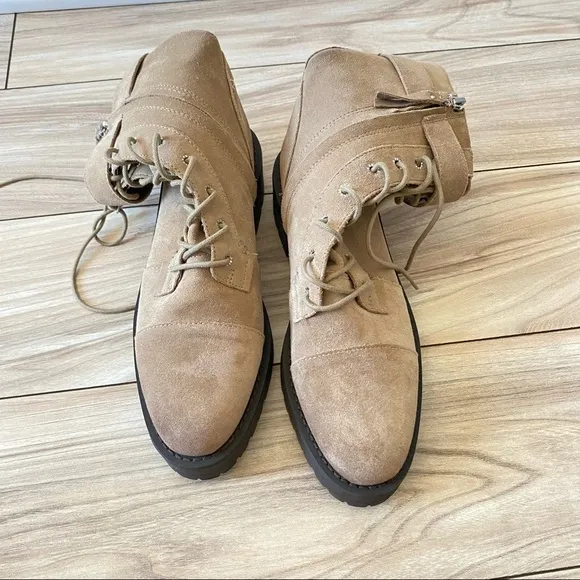 Sam Edelman || NWOB || Junip Buckle Suede Combat Boots