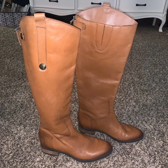 Sam Edelman Penny Leather Riding Boots Size 6