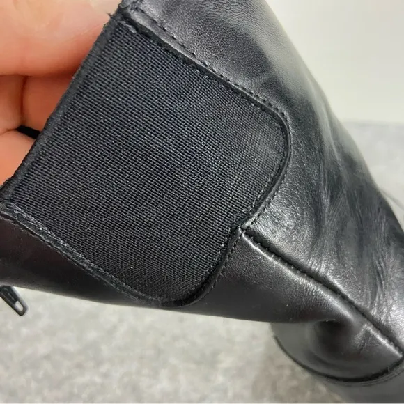 Santana Canada Black Buttery Soft Leather Ankle Boots Women’s Size 6