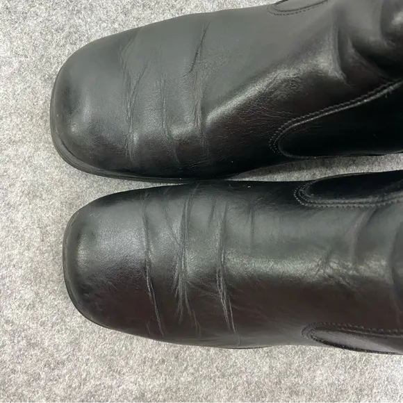 Santana Canada Black Buttery Soft Leather Ankle Boots Women’s Size 6