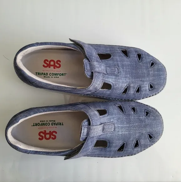 SAS Roamer Slip-On Loafers Bluejay Shoes.