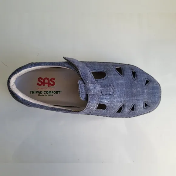 SAS Roamer Slip-On Loafers Bluejay Shoes.