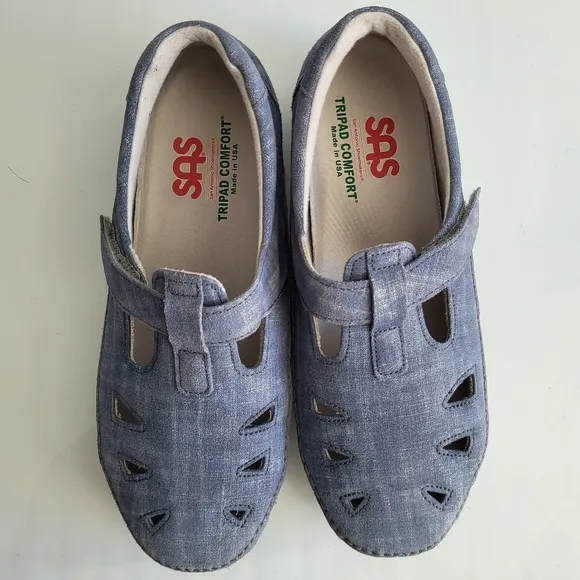 SAS Roamer Slip-On Loafers Bluejay Shoes.