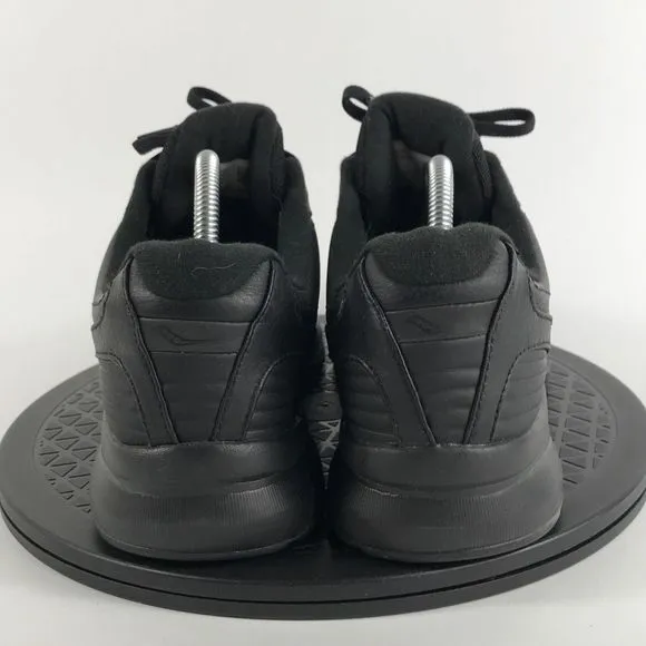 Saucony Omni Walker Black Leather Comfort Shoes S50203-2 Women’s Size 10.5 Wide