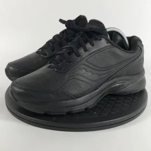 Saucony Omni Walker Black Leather Comfort Shoes S50203-2 Women’s Size 10.5 Wide