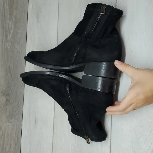 Sesto Meucci Womens Ankle Leather Boots shoes sz 7.5M